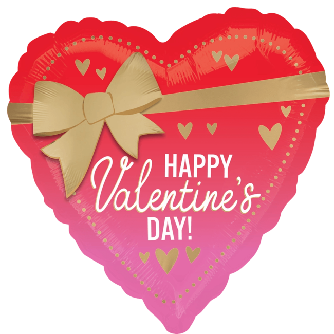 Folieballon Satin Better with Bows - Valentine - Love - 45 cm