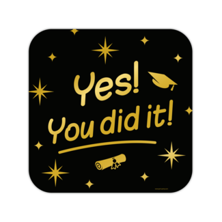 Paperdreams Classy Party Decoration Sign - You Did It