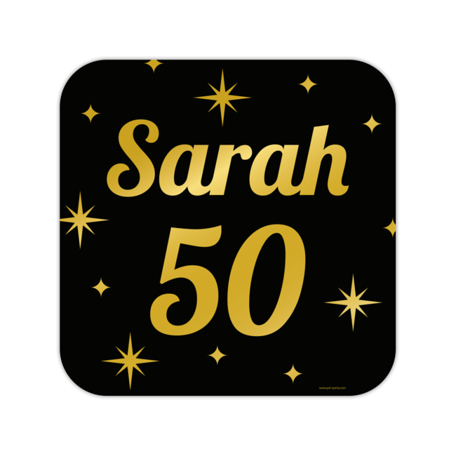 Classy Party Decoration Sign - Sarah 50