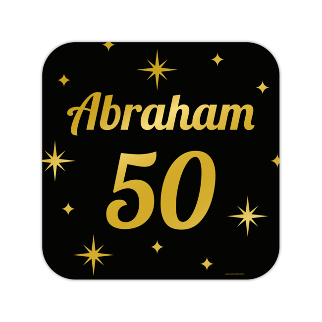 Classy Party Decoration Sign - Abraham 50