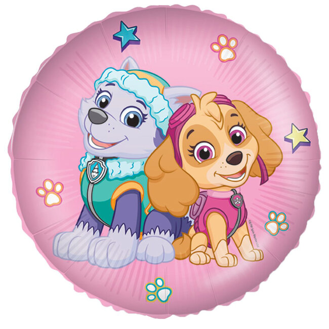 Folieballon Paw Patrol Skye & Everest - 45cm