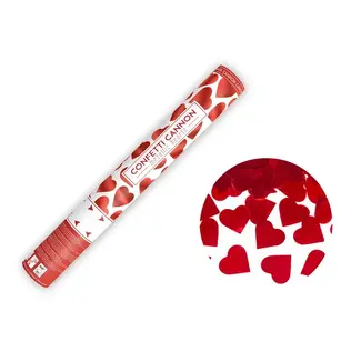 PartyDeco Confetti Shooter Hartjes - 40 cm