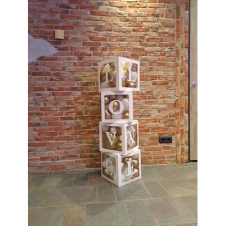 4 Balloon Boxes - BABY & LOVE