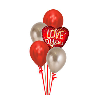 Sempertex I Love You - Tros van 5 ballonnen