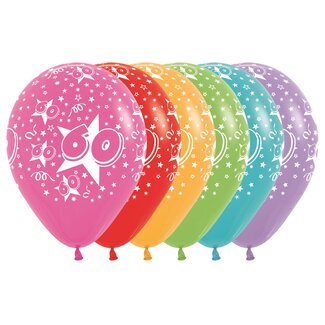Sempertex Helium Ballon 60 jaar (28cm)