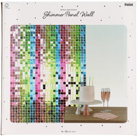 thumb-Bachdrop Shimmer Panel - Multi Color Sequins - 12 x 30x30cm-3