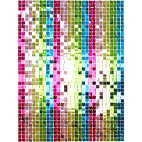 thumb-Bachdrop Shimmer Panel - Multi Color Sequins - 12 x 30x30cm-5