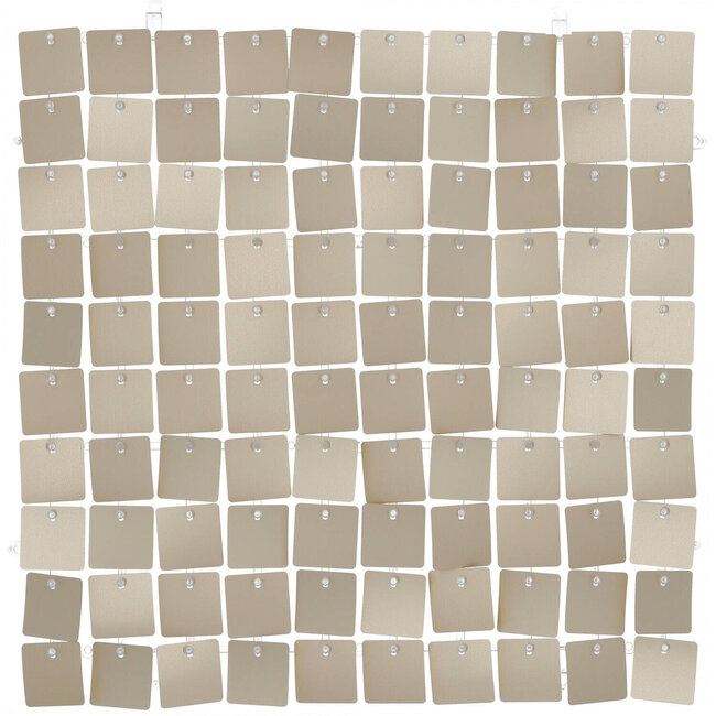 Bachdrop Shimmer Panel - Matt Gold Sequins - 12 x 30x30cm
