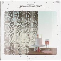 thumb-Bachdrop Shimmer Panel - Matt Gold Sequins - 12 x 30x30cm-3