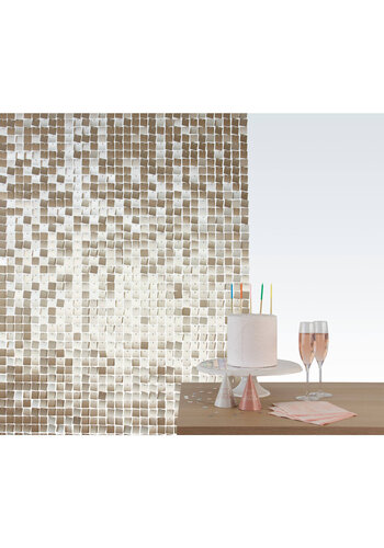Bachdrop Shimmer Panel - Matt Gold Sequins - 12 x 30x30cm 