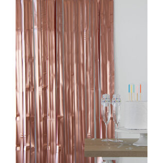 Folat Deurgordijn Breed Matt Rose Gold - 2(H)x1(B)cm