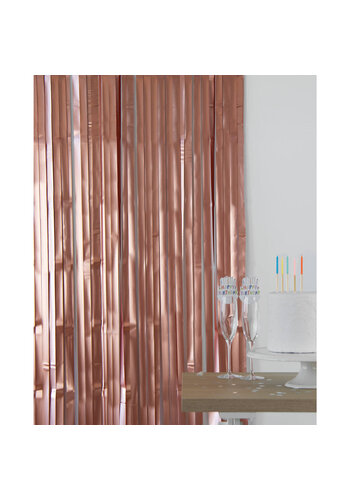 Deurgordijn Breed Matt Rose Gold - 2(H)x1(B)cm 
