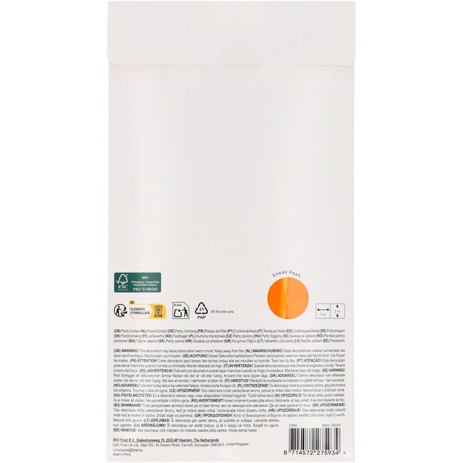 Deurgordijn Breed Neon - 2(H)x1(B)cm