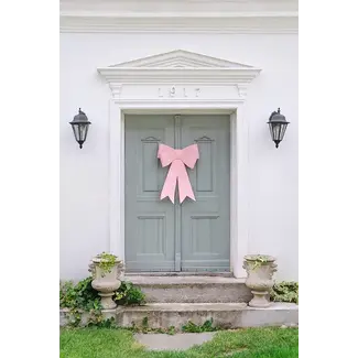 PartyDeco DIY Decoratieve Strik - Licht Roze - 55x71 cm