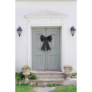 PartyDeco DIY Decoratieve Strik - Black - 55x71 cm