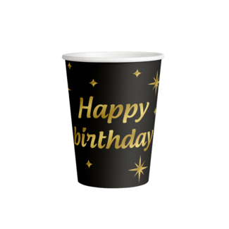 Paperdreams Bekertjes Classy Party  Happy Birthday - 8st