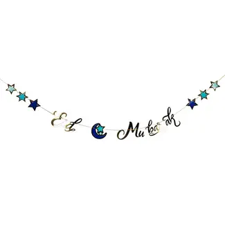 Boland Kartonnen Letterslinger 'Eid Mubarak' - 250 cm