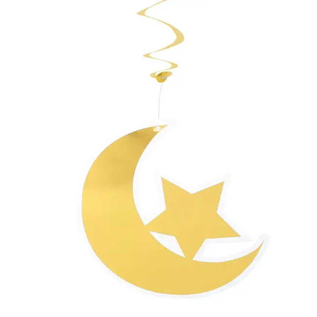 Decoratie Swirls 'Eid Mubarak' - 2st - 85cm