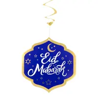thumb-Decoratie Swirls 'Eid Mubarak' - 2st - 85cm-3
