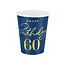 PartyPal Bekertjes Kings Blue 60 Birthday - 220cm - 6st