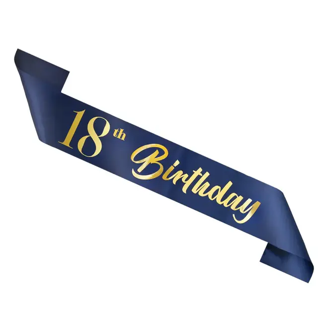 Sjerp Kings Blue 18 Birthday - 10x160cm
