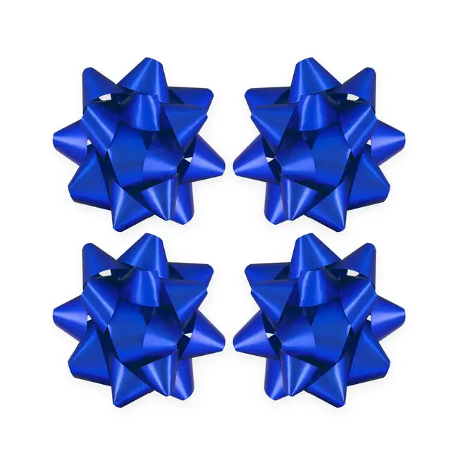 Cadeau Strik - Mat Marine Blauw - 5cm - 4 st.