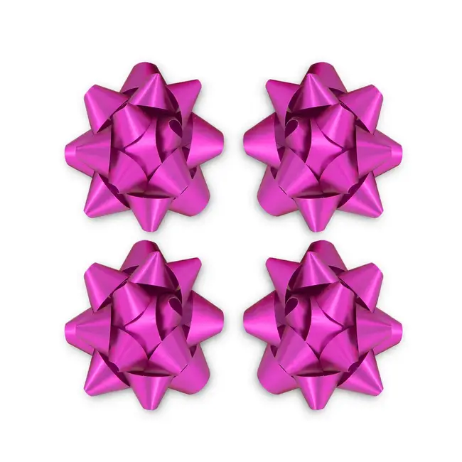 Cadeau Strik - Mat Fuchsia - 5cm - 4 st.