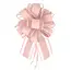 PartyPal Cadeau Strik Trekkoord - Pastel Vintage Rose - 1st - 15,5x15,5cm