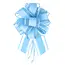 PartyPal Cadeau Strik Trekkoord - Pastel Blauw - 1st - 20x15,5cm
