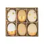 Paas Decoraties Naturel & Gold Eitjes - mix - 6 st.