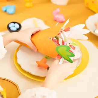 PartyPal Paas Decoratie Worteltjes - 12 st