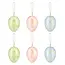Paas Decoraties Pastel Eitjes - 4x6cm - 6 st.
