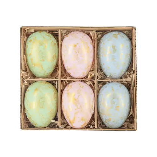 Paas Decoraties Pastel Eitjes - 4x6cm 
