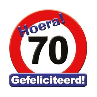 Paperdreams Huldeschild - 70 Jaar