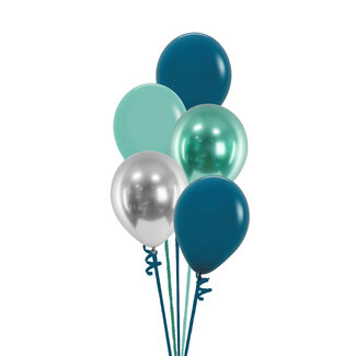 Sempertex Staander Classy Green - 5 Heliumballonnen