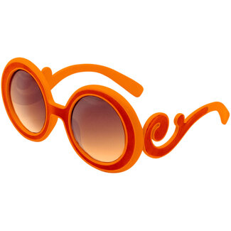 Folat Vintage Bril Oranje