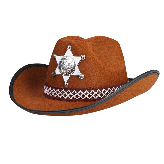 Kinder Cowboyhoed Sheriff Bruin