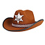 Kinder Cowboyhoed Sheriff Bruin