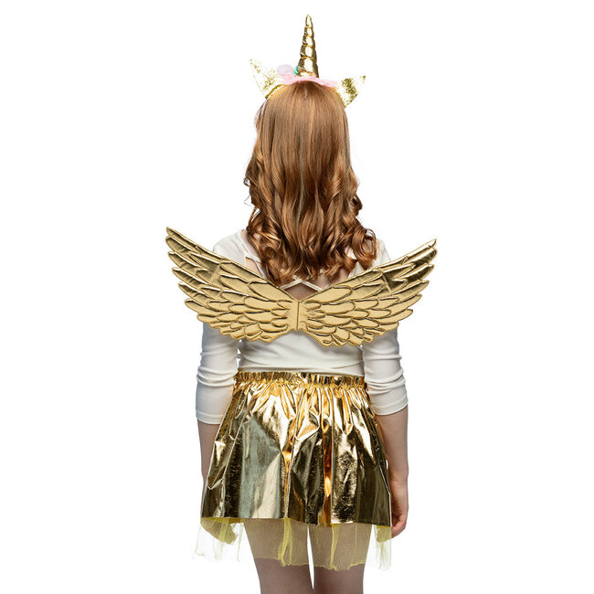 Set Eenhoorn Engel - Diadeem, Vleugels en Tutu