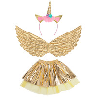 thumb-Set Eenhoorn Engel - Diadeem, Vleugels en Tutu-2