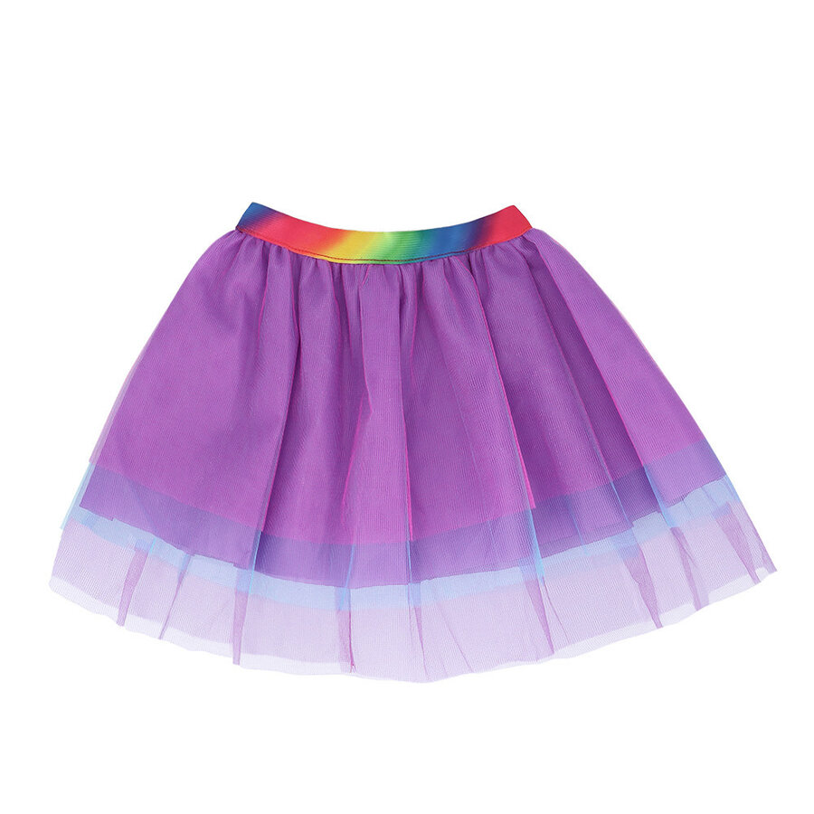 Set Eenhoorn Regenboog - Diadeem, Vleugels en Tutu-5