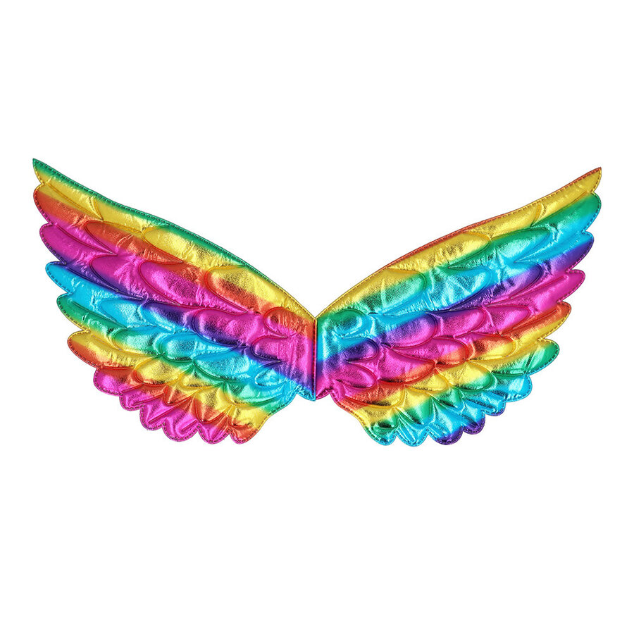 Set Eenhoorn Regenboog - Diadeem, Vleugels en Tutu-8