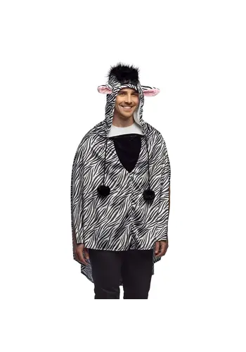 Poncho Zebra Deluxe - One Size 