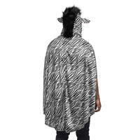 thumb-Poncho Zebra Deluxe - One Size-4