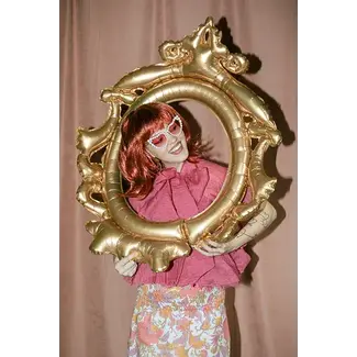 PartyDeco Ballon Foto Frame Gold