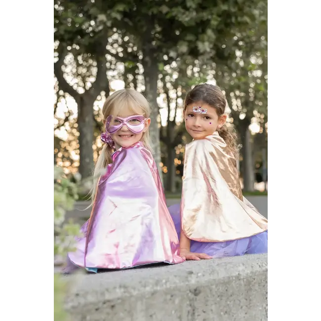 Super-duper tutu/cape/masker, Pink & Ligth Blue