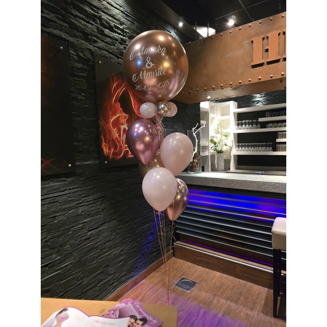 Staander met ronde topballon