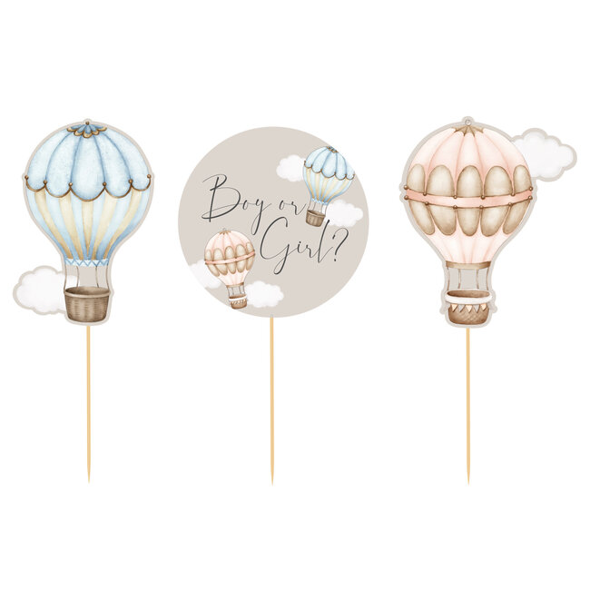 Gender Reveal - Prikkertjes Baby Balloons - 12st - .. cm