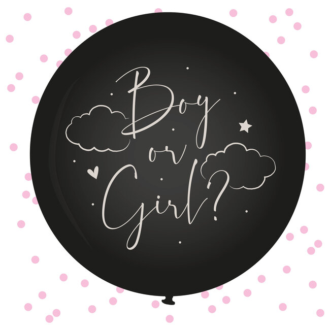 Gender Reveal - Ballon Roze - Baby balloons- Ø61cm