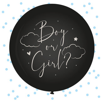 Haza-Witbaard Gender Reveal - Ballon Blauw - Baby balloons- Ø61cm